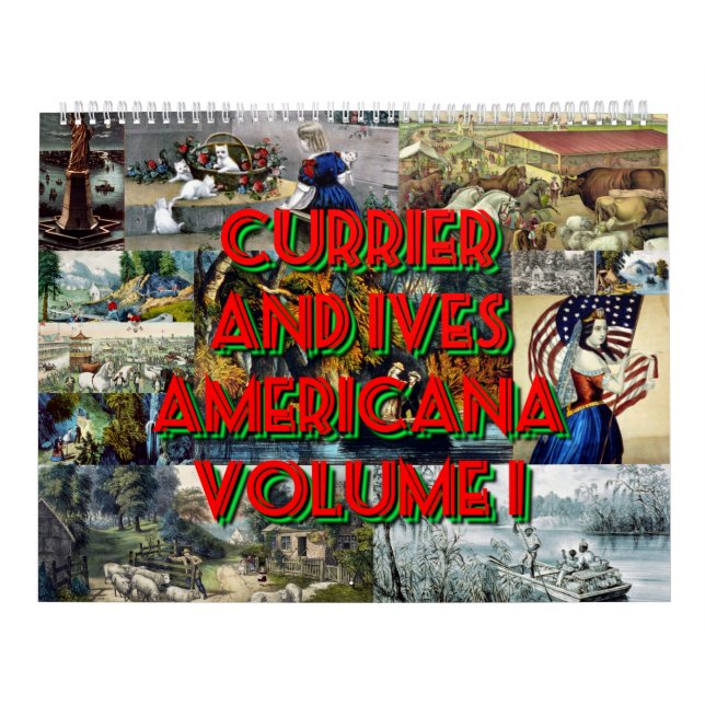 Calendario Currier e Ives Americana Volumen 1 (Tapa)