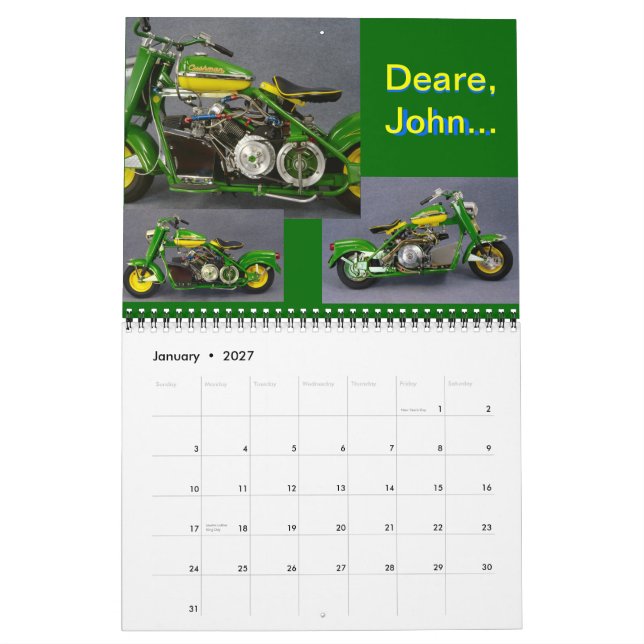 Calendario ¡Cush-He-Man! (Jan 2027)