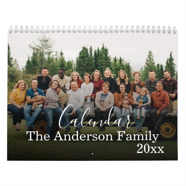 Calendario Custom Family Photo Calendar (Tapa)