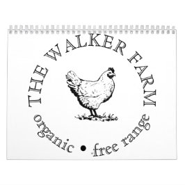 Calendario Custom Farm Business Promotional Logo