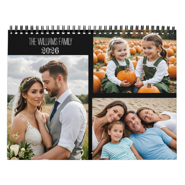 Calendario Custom Photo Calendar – Full-Page Monthly Photos,  (Tapa)