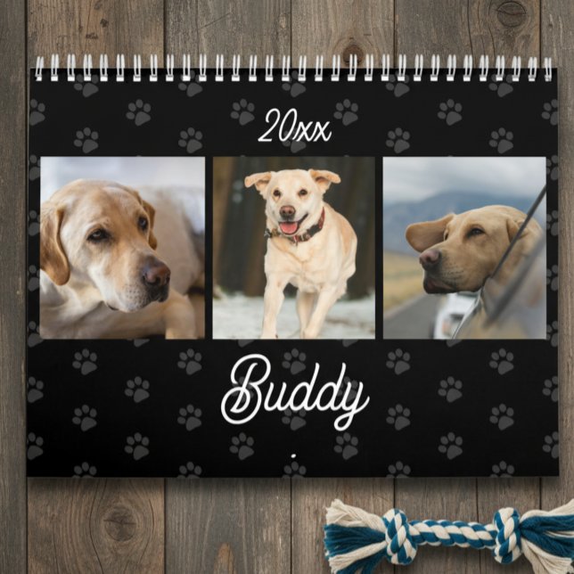 Calendario Custom Photos Modern Pet Lovers Dog Calendar (Subido por el creador)
