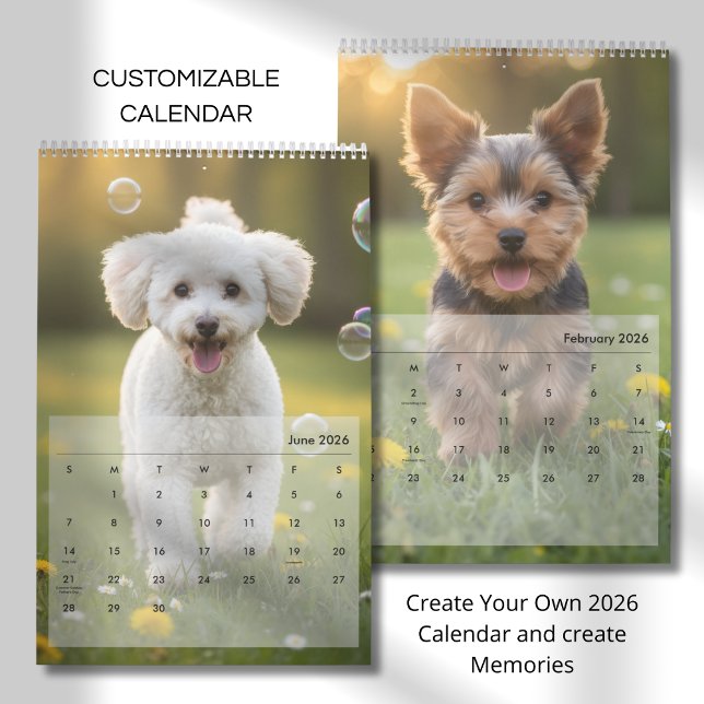 Calendario Custom Poppy Dog 2026 Calendar (Subido por el creador)