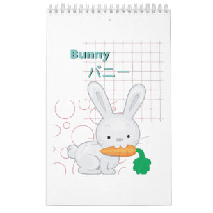 Calendario Cute Bunny-Kawaii