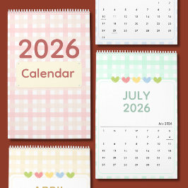 Calendario Cute & Colorful 2026 Calendar