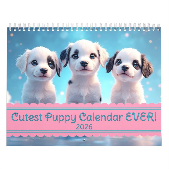 Calendario Cutest Puppy Calendar EVER! (Tapa)