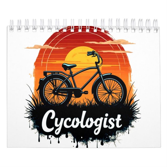 Calendario Cycologist Bike Adventure: Tee gráfico atardecer (Tapa)