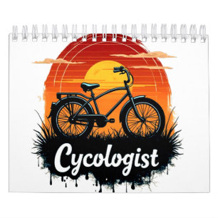 Calendario Cycologist Bike Adventure: Tee gráfico atardecer
