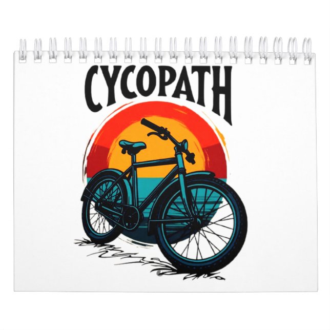 Calendario Cycopath: Bicicleta energética con té gráfico al a (Tapa)