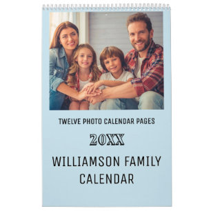 Calendario CYO Pequeño 2027 Foto Familia Amigos Viajes