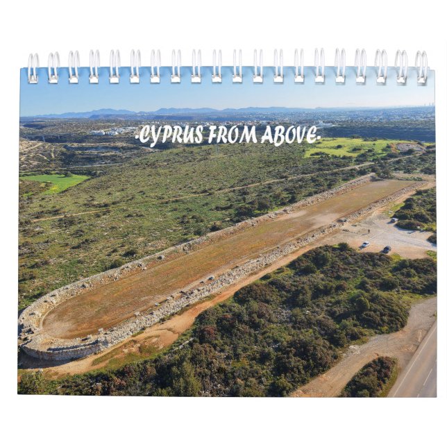 Calendario Cyprus from above Calendar (Reverso)