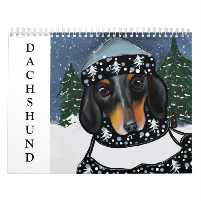 Calendario Dachshund (Tapa)