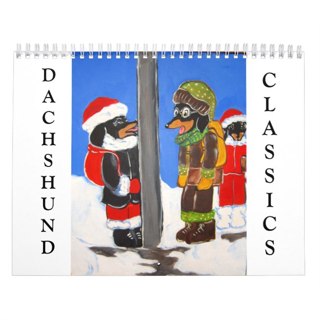 Calendario Dachshund (Tapa)