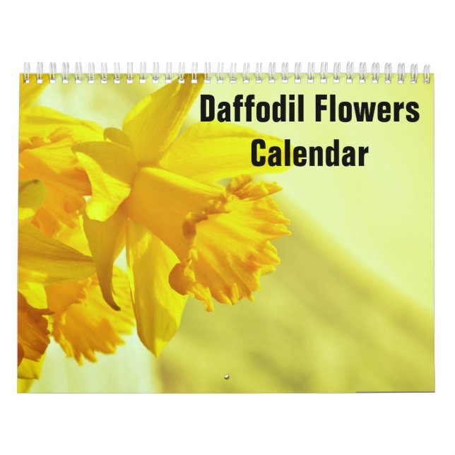 Calendario Daffodil Flowers 2023 Calendar (Tapa)