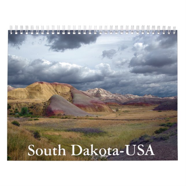 Calendario Dakota del Sur-Estados Unidos (Tapa)