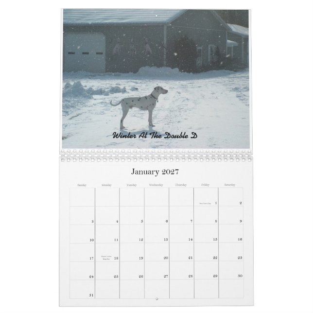 Calendario Dalmatians Dobles 2010 de la d (Jan 2027)