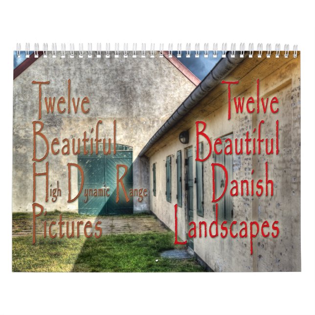 calendario danés hermoso de 12 paisajes (Tapa)