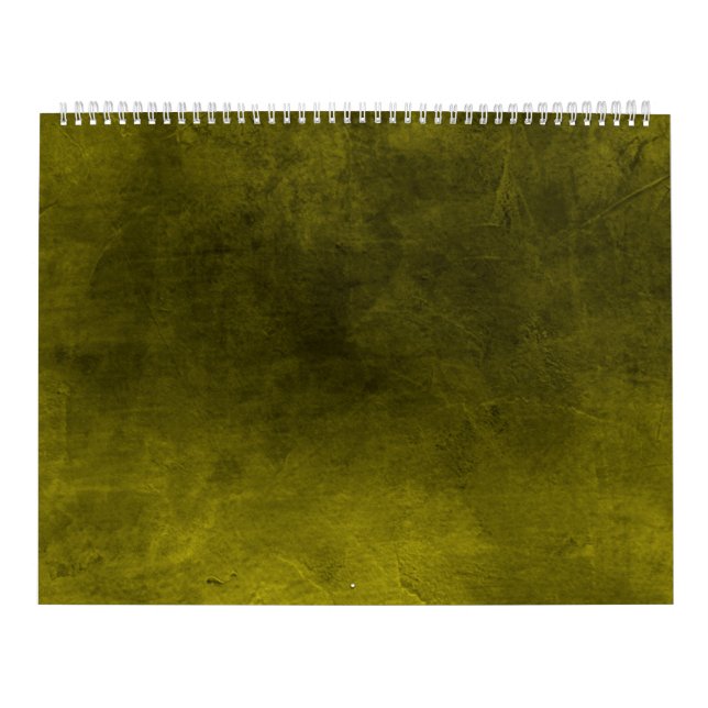 Calendario Dark Grunge - Yellow (Tapa)