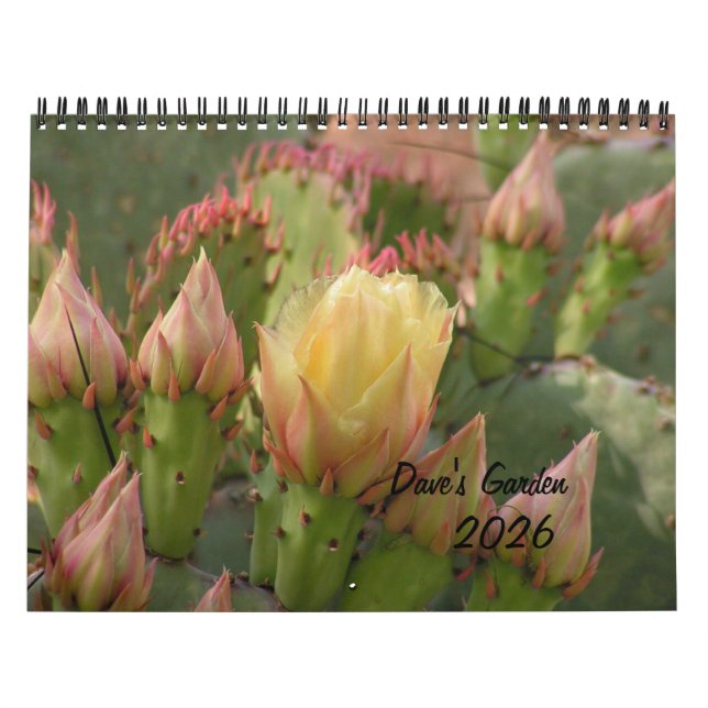 Calendario Dave's Garden 2026 Calendar (Tapa)