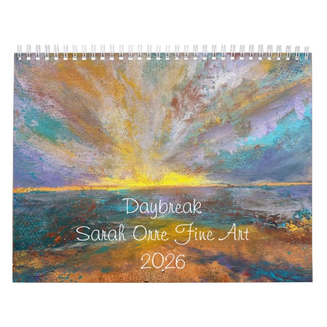 Calendario Daybreak 2026, Sarah Orre Fine Art Calendar (Tapa)