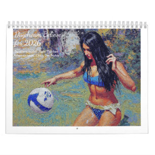 Calendario Daydream Believer para 2026 - 12 meses CALENDAR