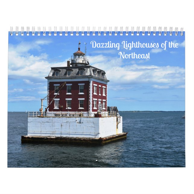 Calendario Dazzling Lighthouses o t Northeast wall calendar (Tapa)