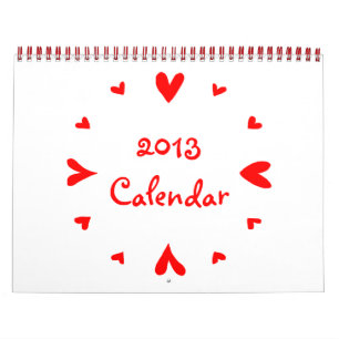 Calendario de 12 corazones 2013