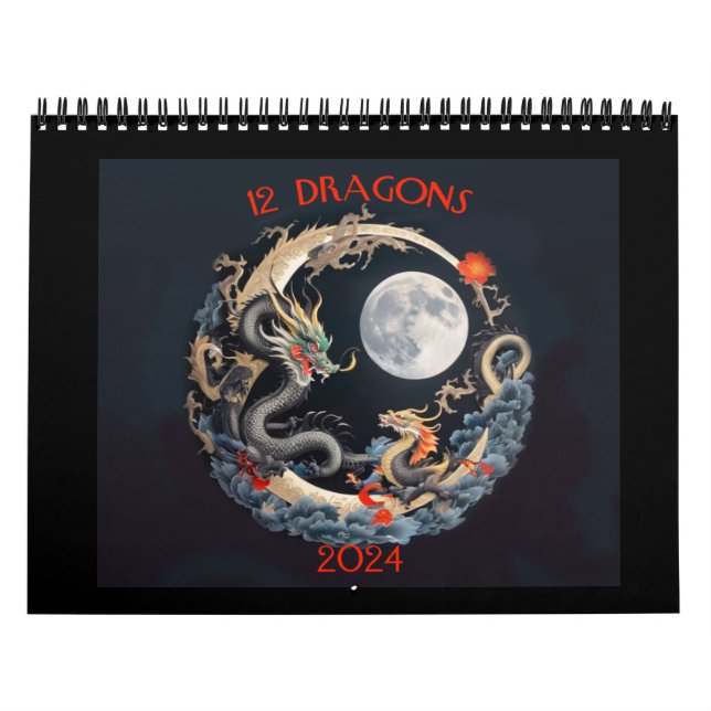 Calendario de 12 DRAGON (Tapa)
