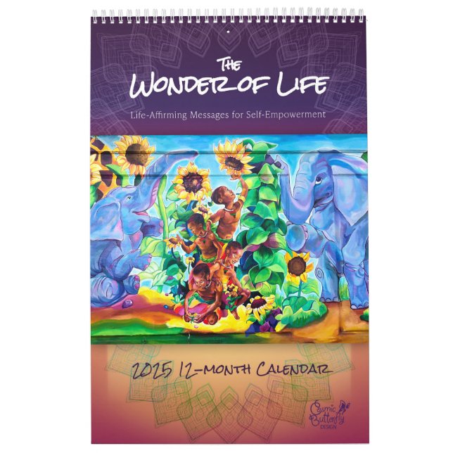 Calendario de 12 meses de 2025 (Tapa)