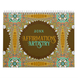 Calendario de 12 meses de Affirmations Artistry