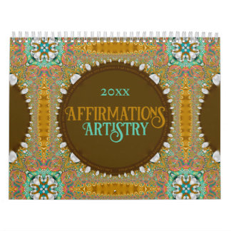 Calendario de 12 meses de Affirmations Artistry