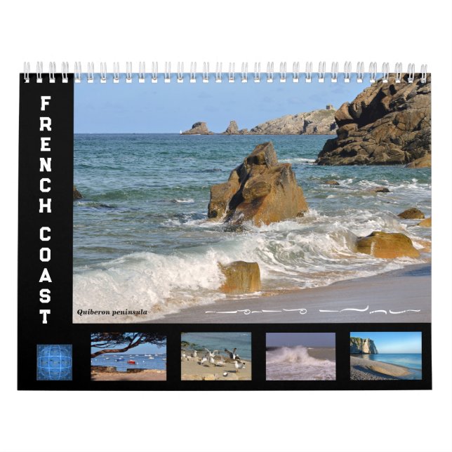 Calendario de 12 meses de la costa francesa (Tapa)