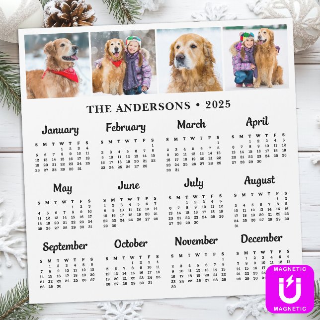 Calendario de 12 meses de la familia de perros Per (Subido por el creador)