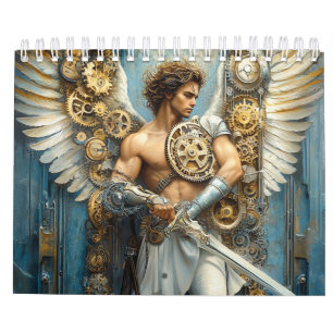 Calendario de 12 meses de los ángeles guardianes