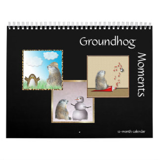 Calendario De 12 Meses De Momentos De Groundhog