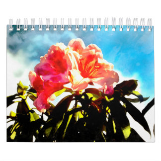 Calendario de 12 Meses de Momentos Polaroides Flor