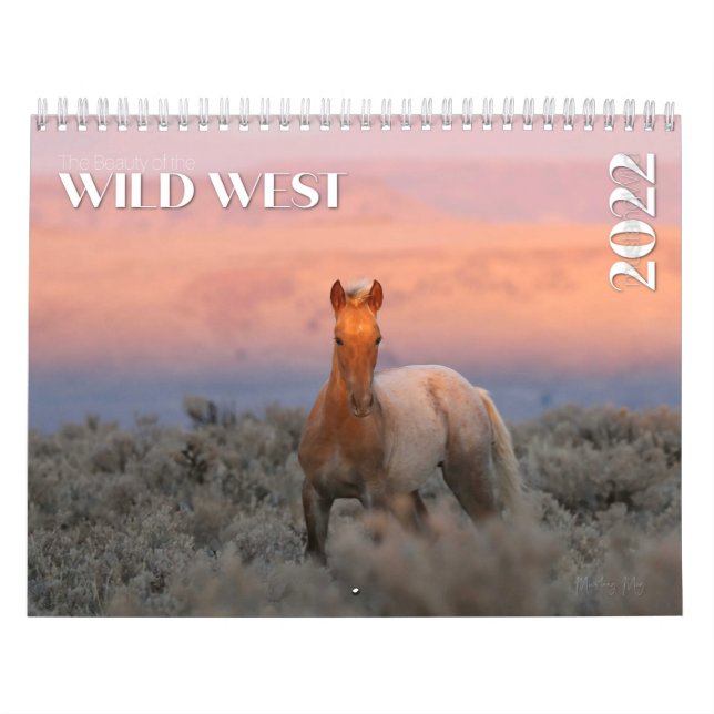 Calendario de 12 meses de MustangWild para 2022  (Tapa)