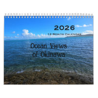 Calendario de 12 meses de Okinawa Ocean Views 2026