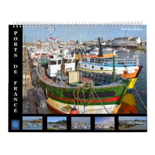 calendario de 12 meses de puertos franceses
