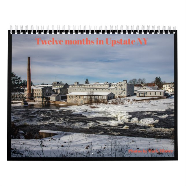 Calendario de 12 meses en Central NY (Tapa)