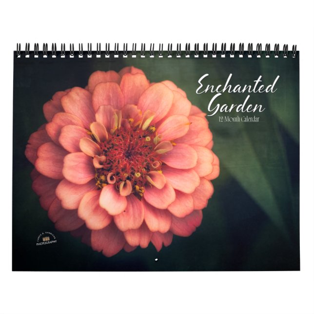 Calendario de 12 Meses Jardín Encantado (Tapa)