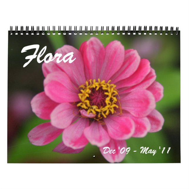 calendario de 18 meses de flora (Tapa)