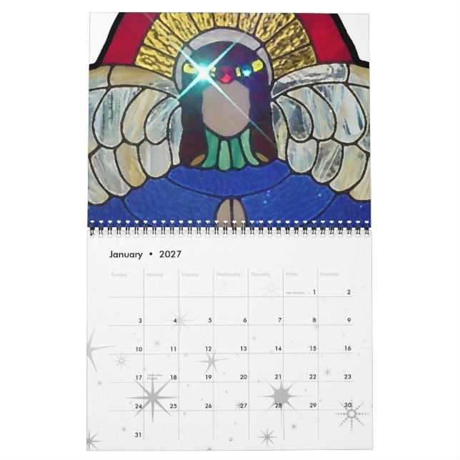 Calendario de 2008 de Heartfelt Originals (Jan 2027)