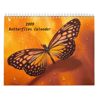 Calendario de 2009 mariposas