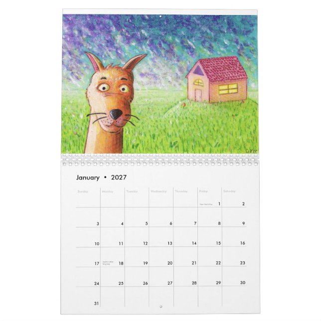 Calendario de 2011 AVENA (Jan 2027)
