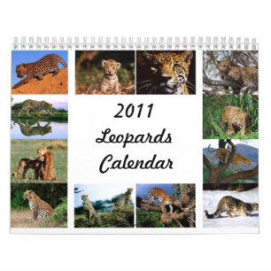 Calendario de 2011 leopardos