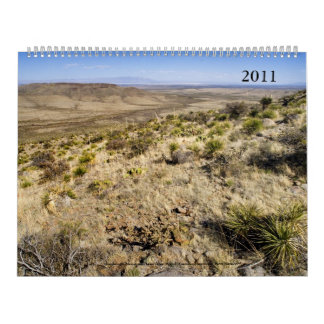 Calendario de 2011; Paisajes occidentales (en su m