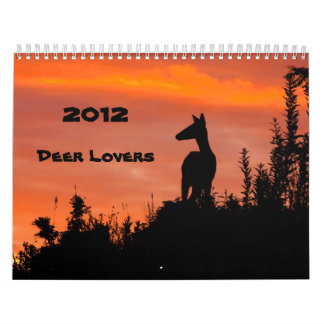 Calendario de 2012 amantes de los ciervos