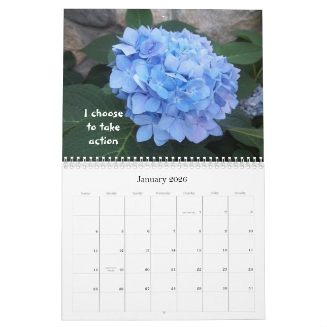Calendario de 2012 flores (Jan 2026)