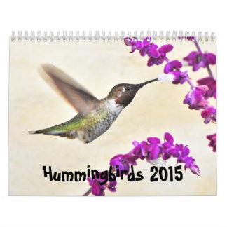 Calendario de 2015 colibríes